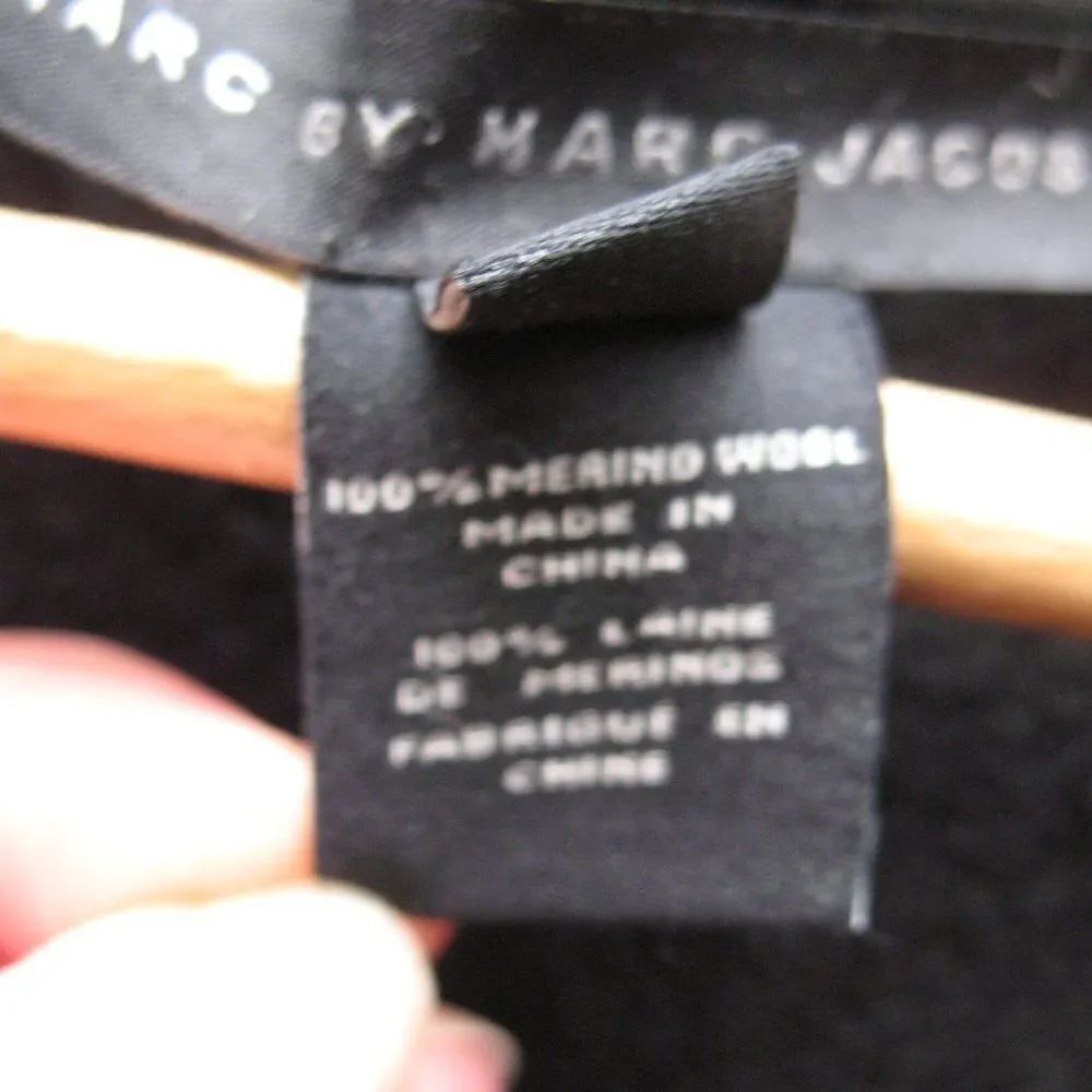 Gray Black Wool Bomber Jacket - Picture 7 of 7